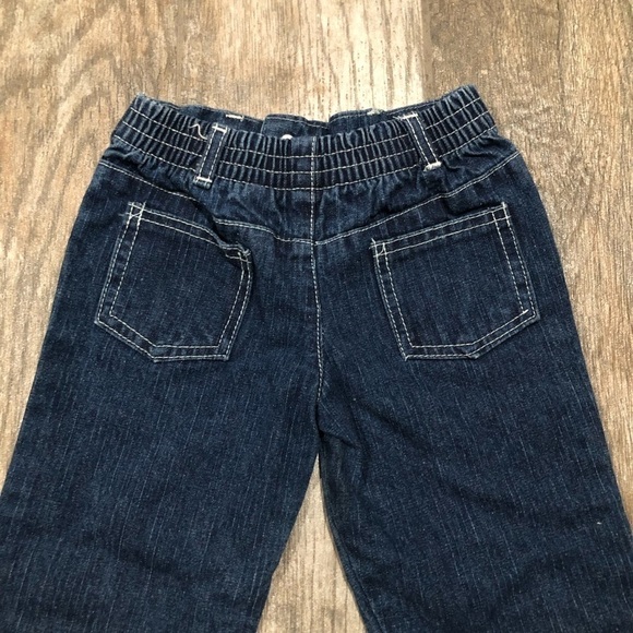 5/$10 Young Hearts size 3T jeans with flower graphics - Picture 4 of 8